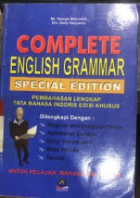 COMPLETE ENGLISH GRAMMAR SPECIAL EDITION