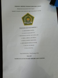 PENGARUH MEROKOK TERHADAP SISWA MAN 5 BOGOR